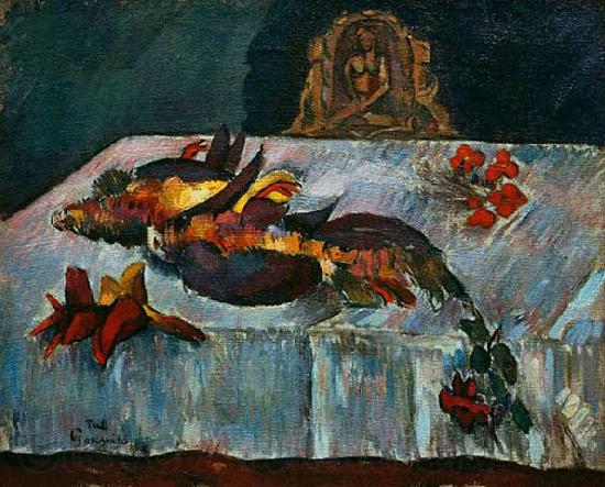 Paul Gauguin Gauguin Nature morte aux oiseaux exotiques II Norge oil painting art